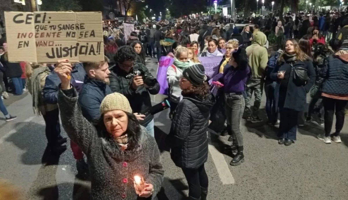 Desaparición en Chaco: marcharon para pedir justicia por el femicidio de Cecilia Strzyzowski