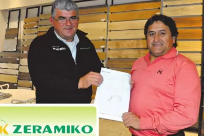Omar Rolando Corti ganó una orden de compra de $30.000 en Zeramiko