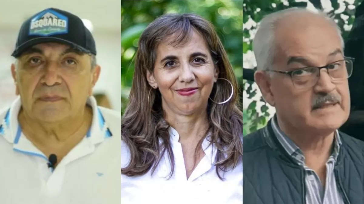 CANDIDATOS VIRALES. Enrique Romero, María Laura Paz Posse y Enrique Lazarte.