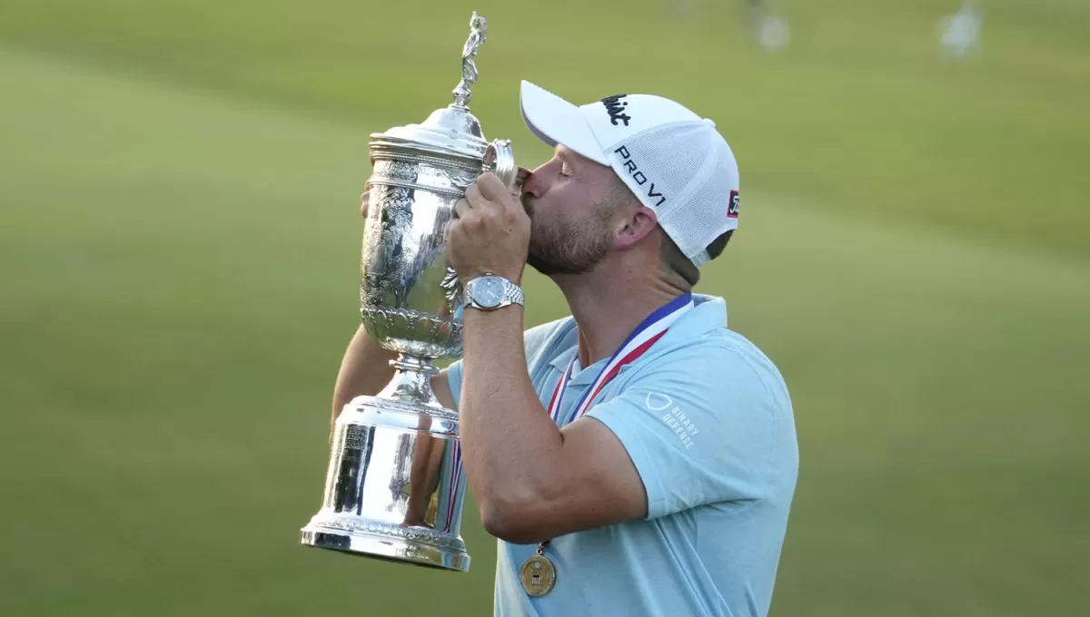 SU MOMENTO. Wyndham Clark había jugado apenas seis majors en toda su corta carrera.