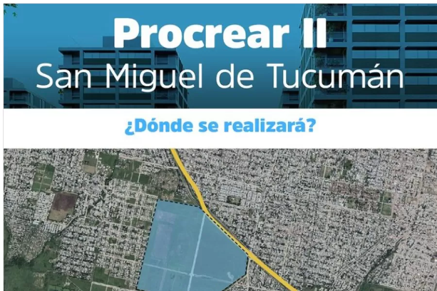 Procrear II: ¿qué se sabe del nuevo proyecto de construcción previsto para Tucumán?