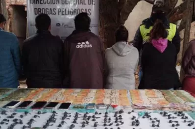 Cayó un clan familiar que se dedicaba a la venta de drogas