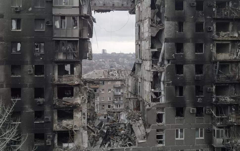 BOMBARDEOS. El recuerdo de Mariúpol aún está fresco en el recuerdo de los residentes de la ciudad ucraniana.  