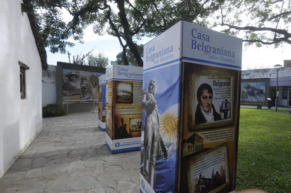 PARA RECORRER. La Casa Belgraniana puede ser visitada hoy de 9 a 18. LA GACETA / FOTO DE ANTONIO FERRONI