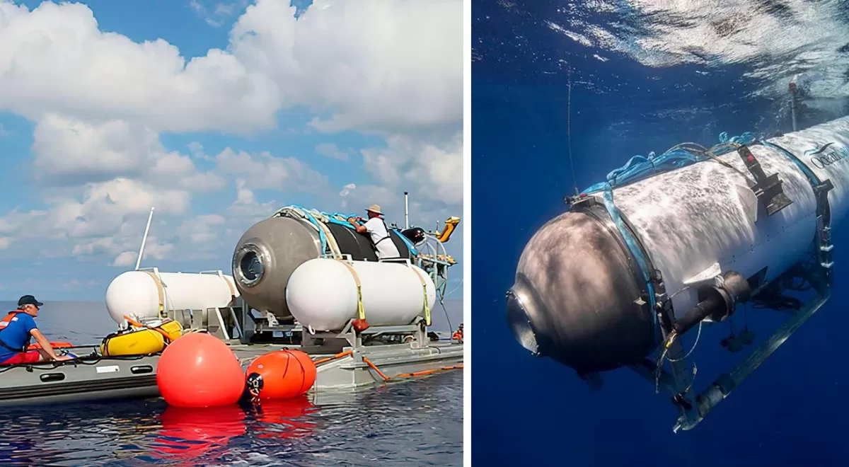 El submarino Titan desapareció el domingo