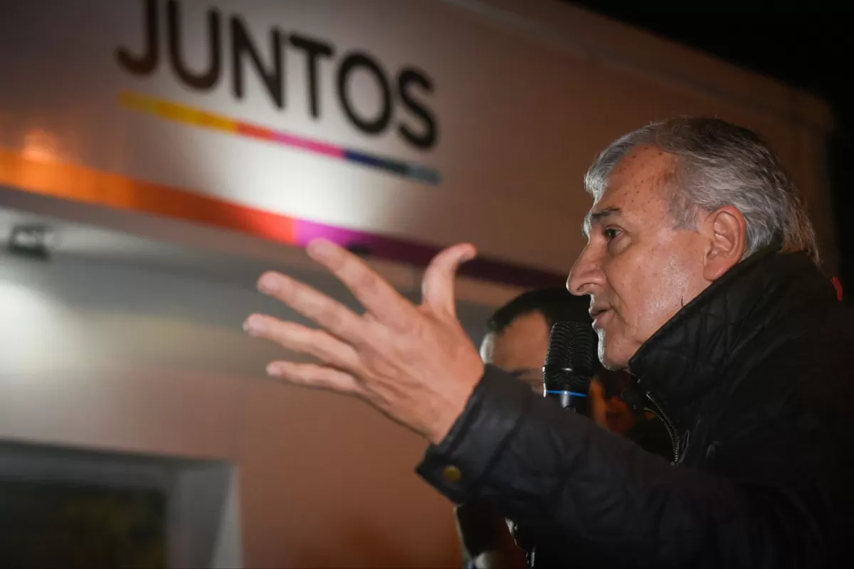 GERARDO MORALES. El gobernador jujeño enfrenta serios incidentes en su provincia.