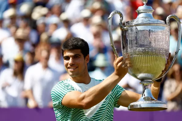 Tenis: Alcaraz llega N° 1 a Wimbledon