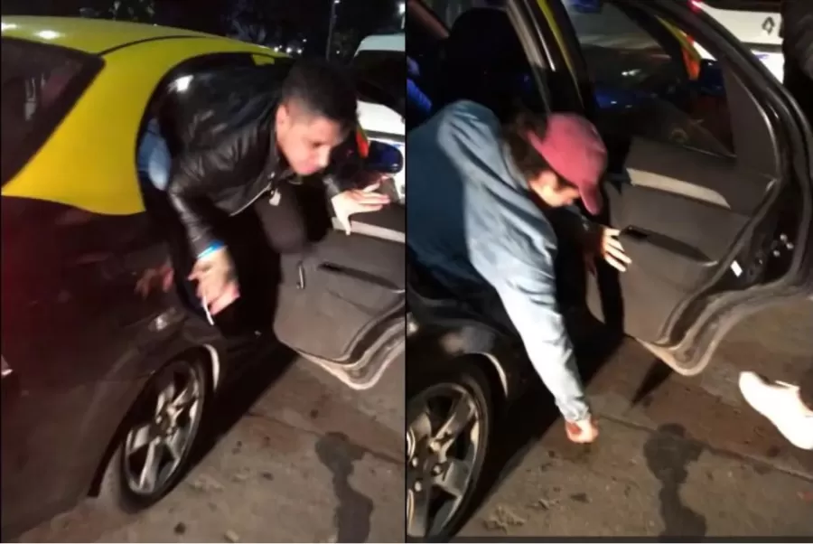 Marcos Ginocchio y El Conejo tuvieron una salida de solteros por la ciudad. (Foto: Captura TikTok/luchi.contreras119).