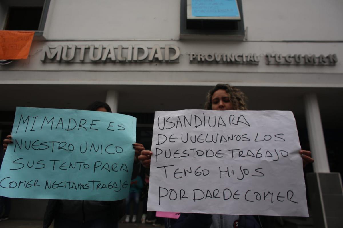 PROTESTA EN LA MUTUALIDAD