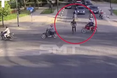 Video: choques, peleas callejeras y robos que quedaron registrados en la capital tucumana