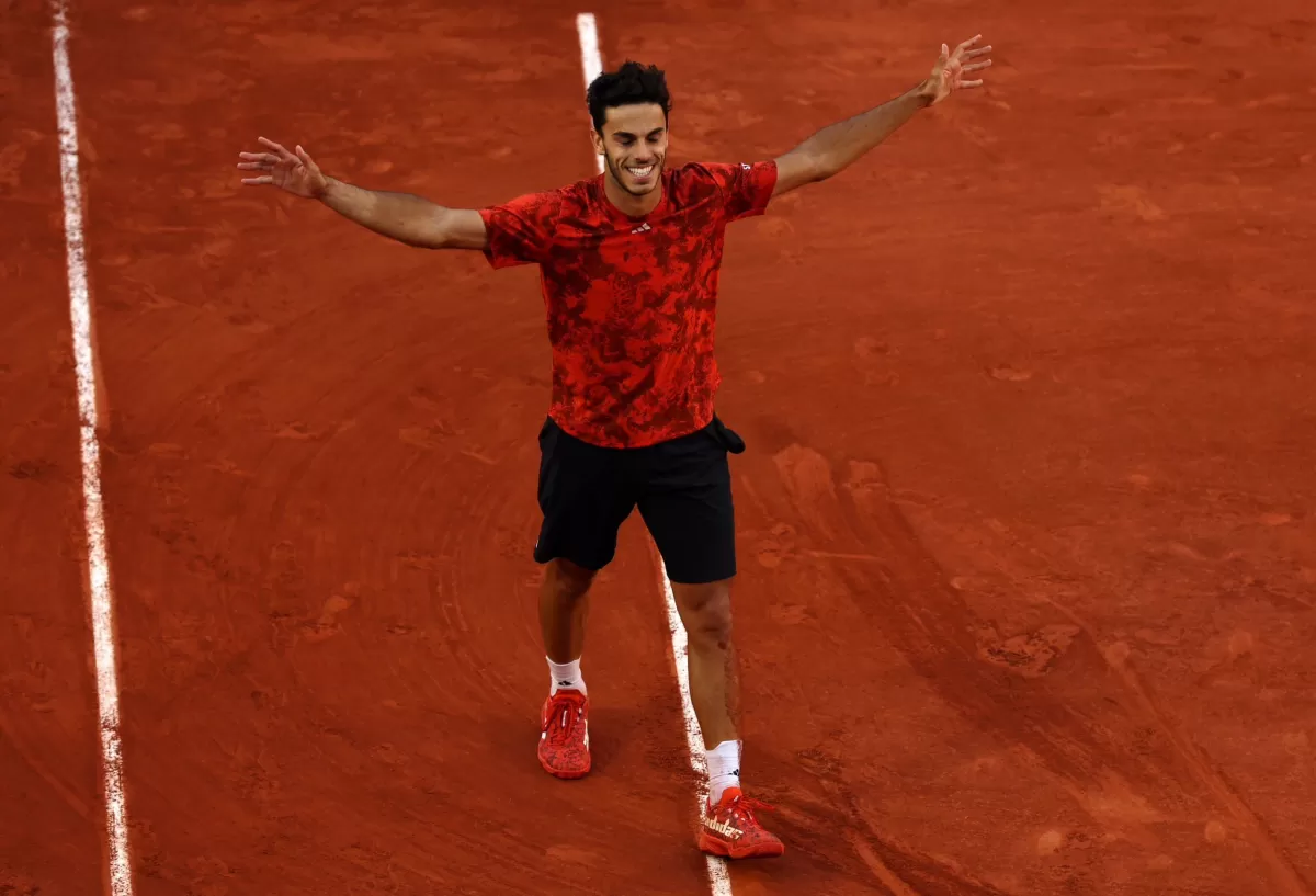 GRAN ACTUACIÓN. El argentino avanzó a cuartos de final del ATP 250 de Eastbourne.