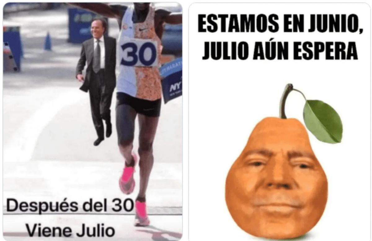 Faltan poco para que termine el mes y estallaron los memes de Julio