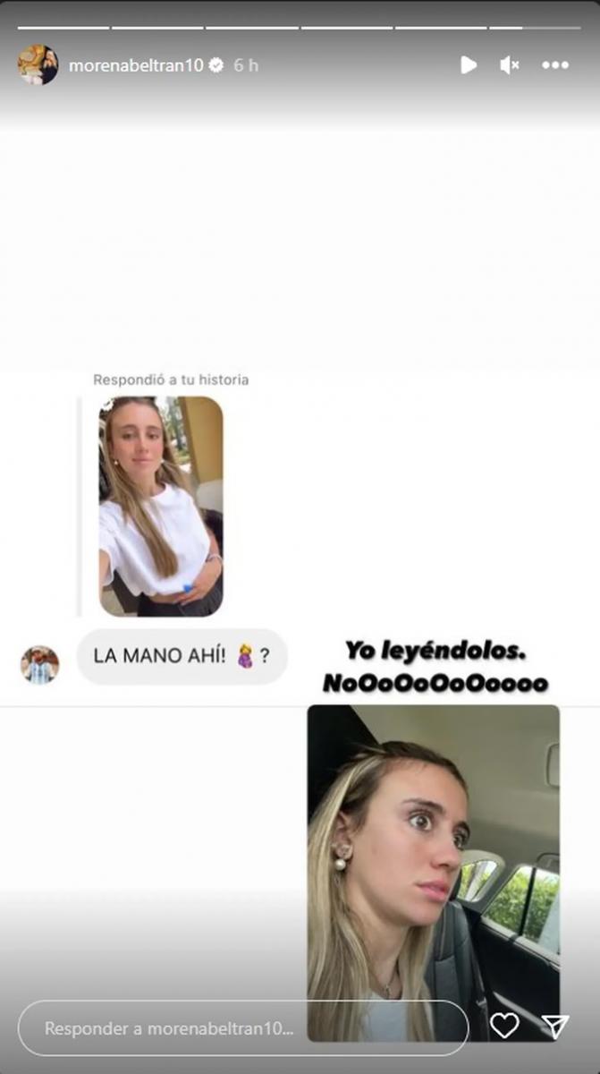 ¿Morena Beltrán está embarazada? Un posteo disparó los rumores en las redes sociales