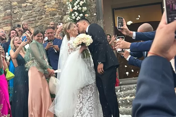 Josefina Bussi asistió a la boda del Tucu Correa y Chiara Casiraghi: “Hacen una hermosa pareja”