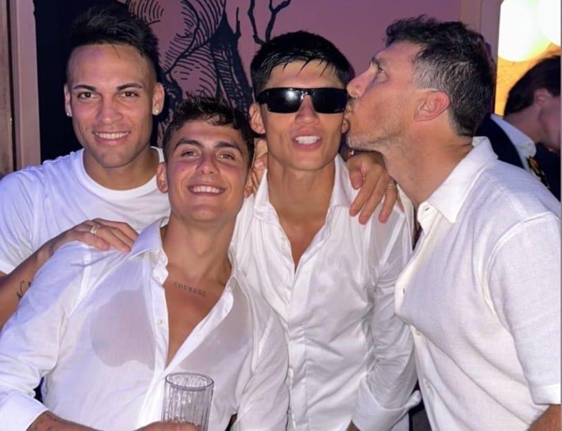 Tucu Correa celebró en su casamiento con integrantes de la Scaloneta