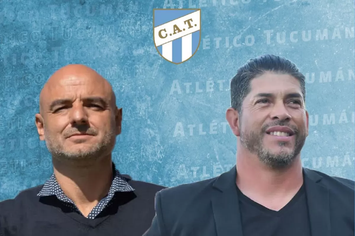 CARAS NUEVAS. La imagen con la que Atlético oficializó la llegada de la dupla. 