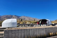 En Ampimpa instalan la moderna cúpula que contendrá al nuevo telescopio