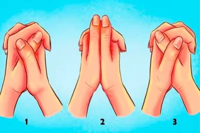 Test viral: la forma en la que cruzás las manos puede revelar una particular característica de tu personalidad