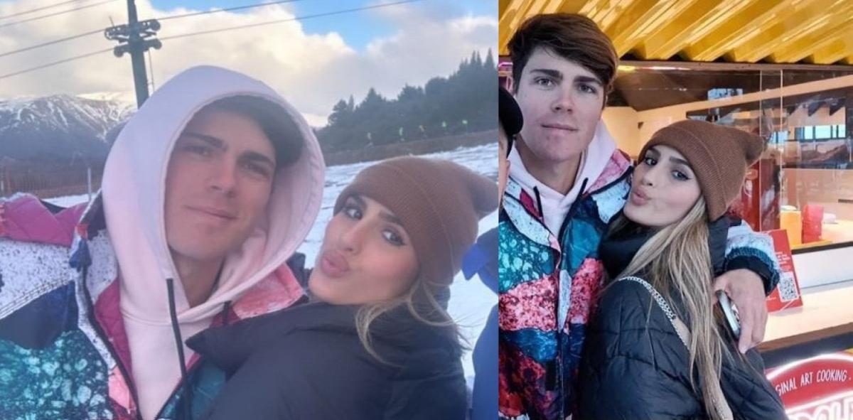 Las cariñosas fotos que Julieta Poggio compartió junto a Marcos Ginocchio en la nieve de Bariloche