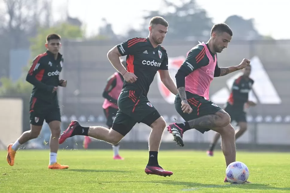 DESDE EL ARRANQUE. Beltrán y González Pírez serán titulares ante Colón. 