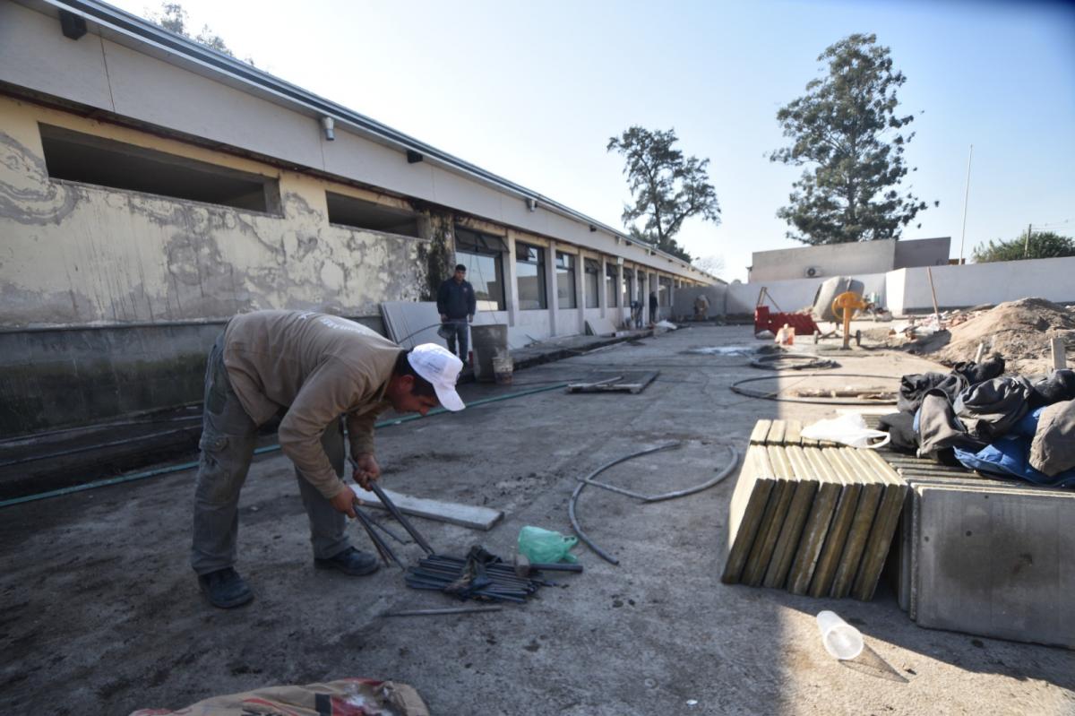 Obra en Aguilares.