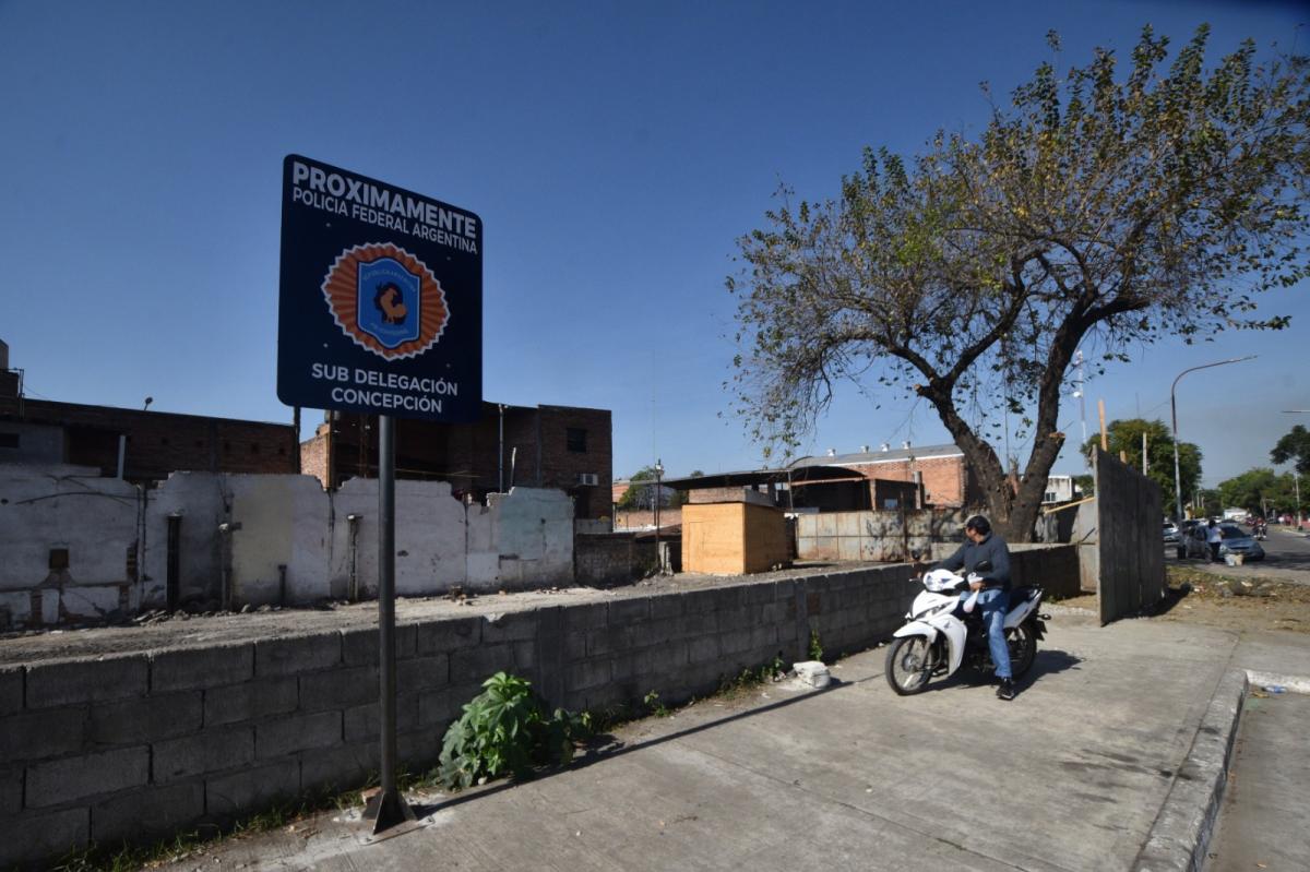 Terreno para la nueva sede de la fuerza de seguridad. 