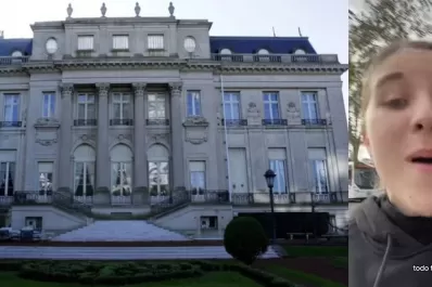 Video: entró a la Embajada de Estados Unidos con elementos prohibidos y se llevó una sorpresa no muy grata