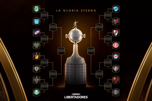 Libertadores: días y horarios de los cruces de los equipos argentinos en octavos