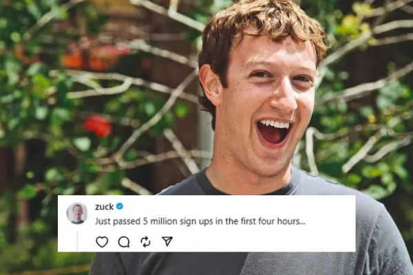 Threads: ¿cuál es el récord que batió la nueva red social de Meta?