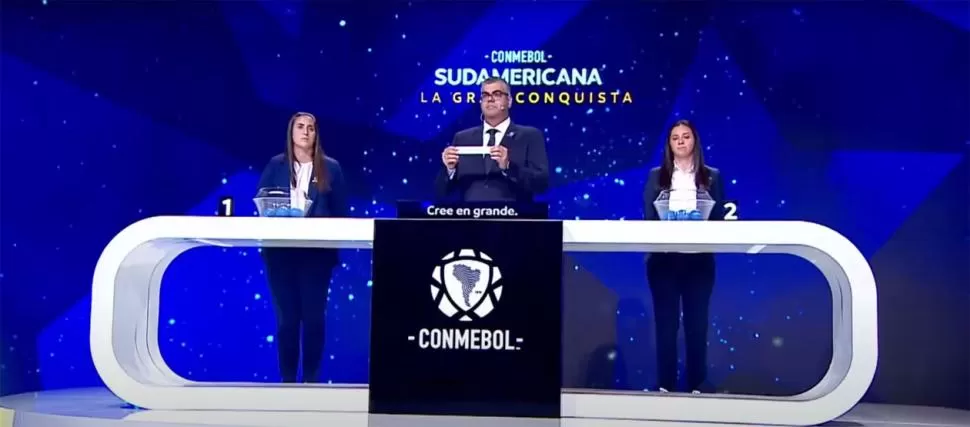 EN PARAGUAY. El sorteo de octavos se realizó en la Conmebol.  