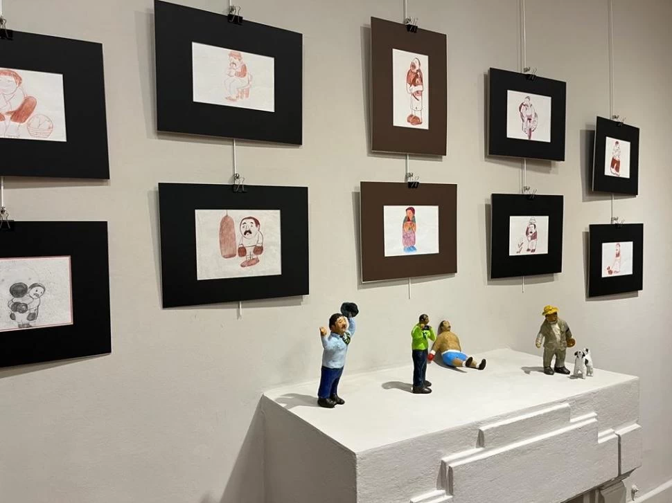 ESCULTURAS Y DIBUJOS. Los trabajos de Sandro Pereira se podrán apreciar en la galería Fausto.  