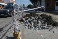 Concepción, entre la falta de agua y las calles con pérdidas