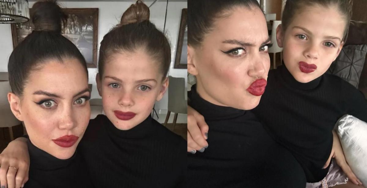 Wanda Nara junto a Isabella