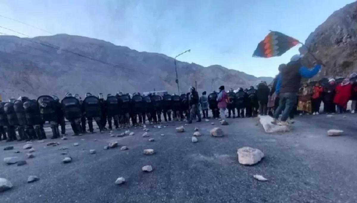 Protesta e incidentes en Jujuy. Foto archivo