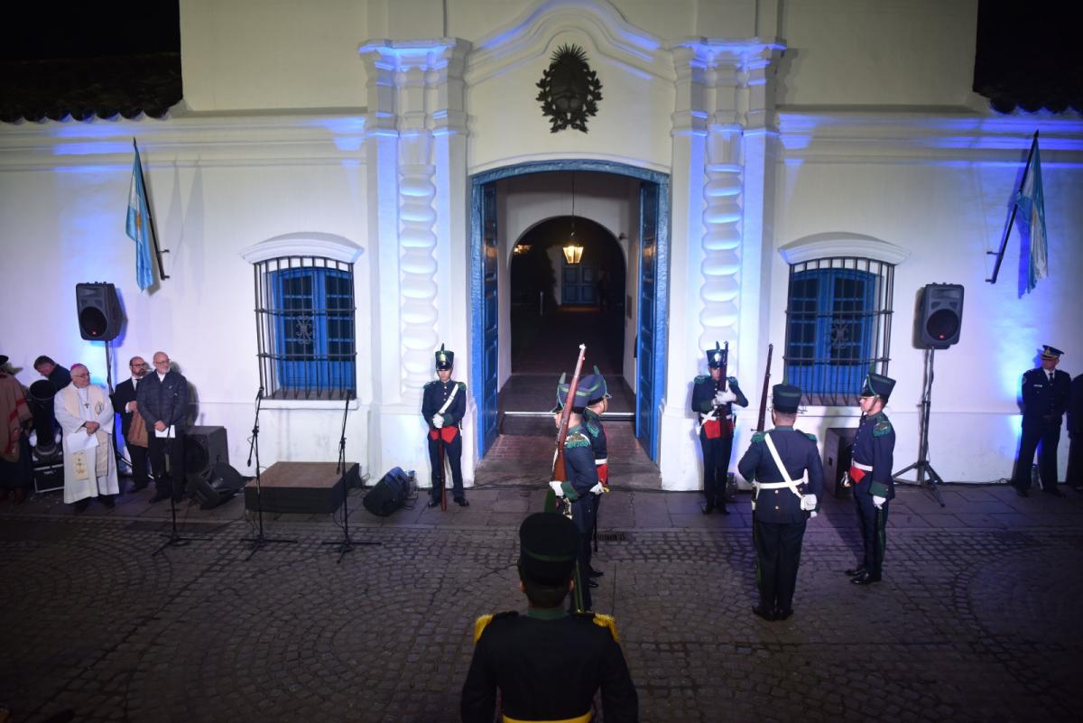 La banda de música amenizó los festejos. 