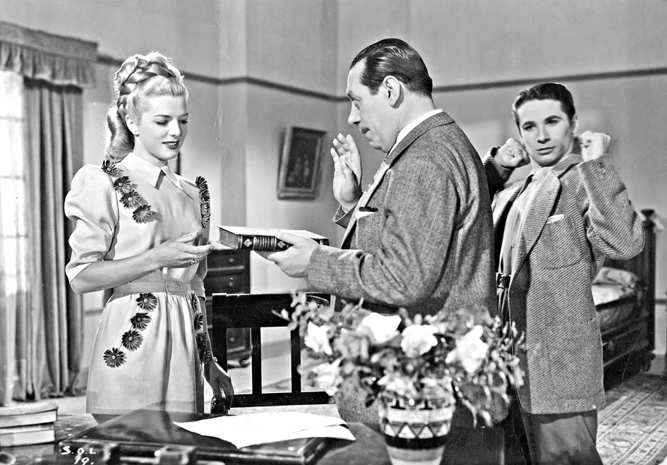 LOS HIJOS DEL OTRO. Arata en la película de 1947 y en la que se ve a un joven Juan Carlos Altavista con apenas 18 años.  