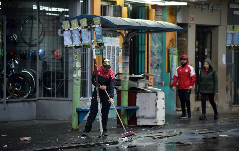 MEDIDA DE FUERZA. UTA convocó a un paro por tiempo indefinido que se inició el viernes pasado. la gaceta / foto de Inés Quinteros Orio