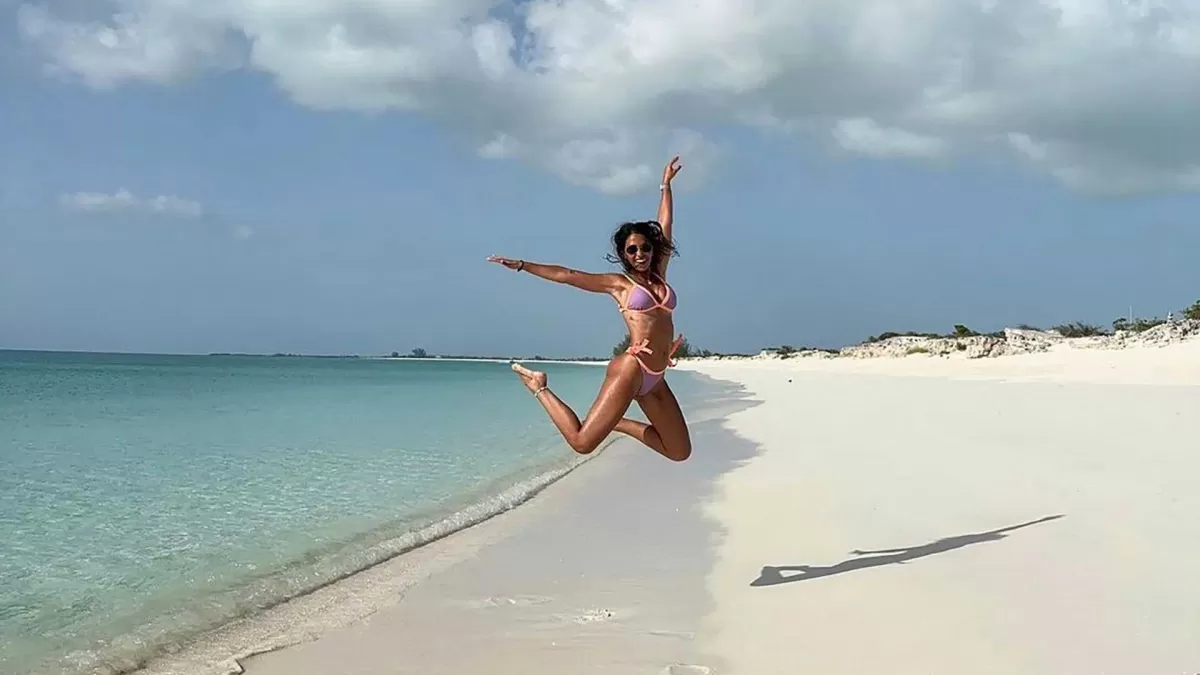 Antonela Roccuzzo compartió las fotos de sus vacaciones en el paraíso