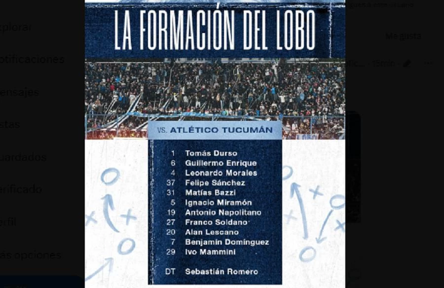 Los titulares del equipo visitante