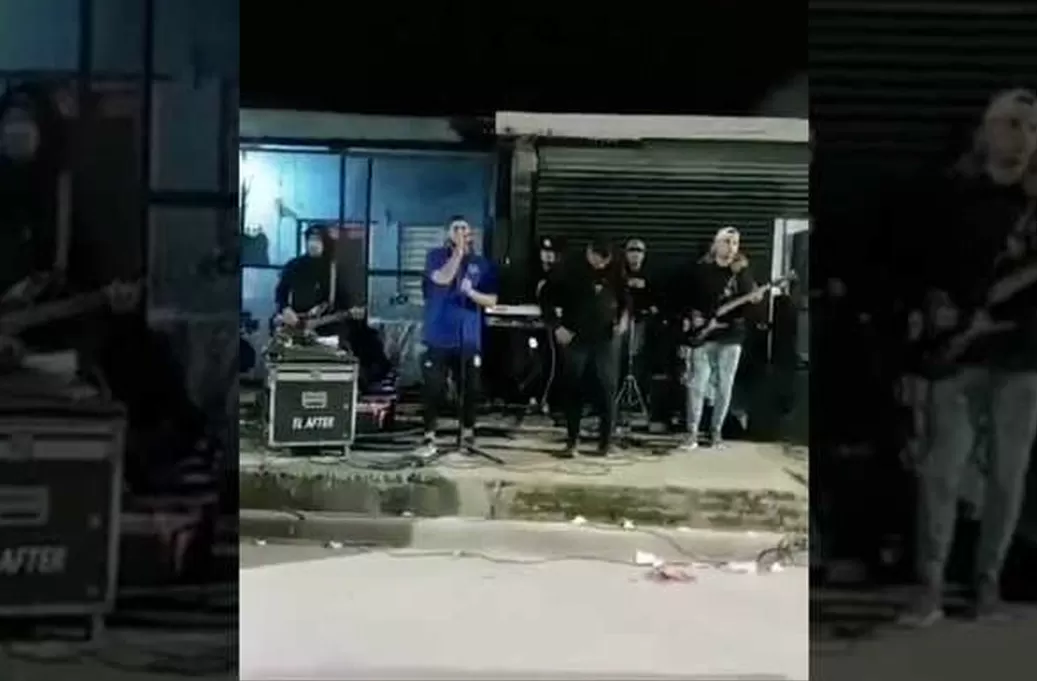 Le disparon en la frente a un cantante de cumbia en pleno show.