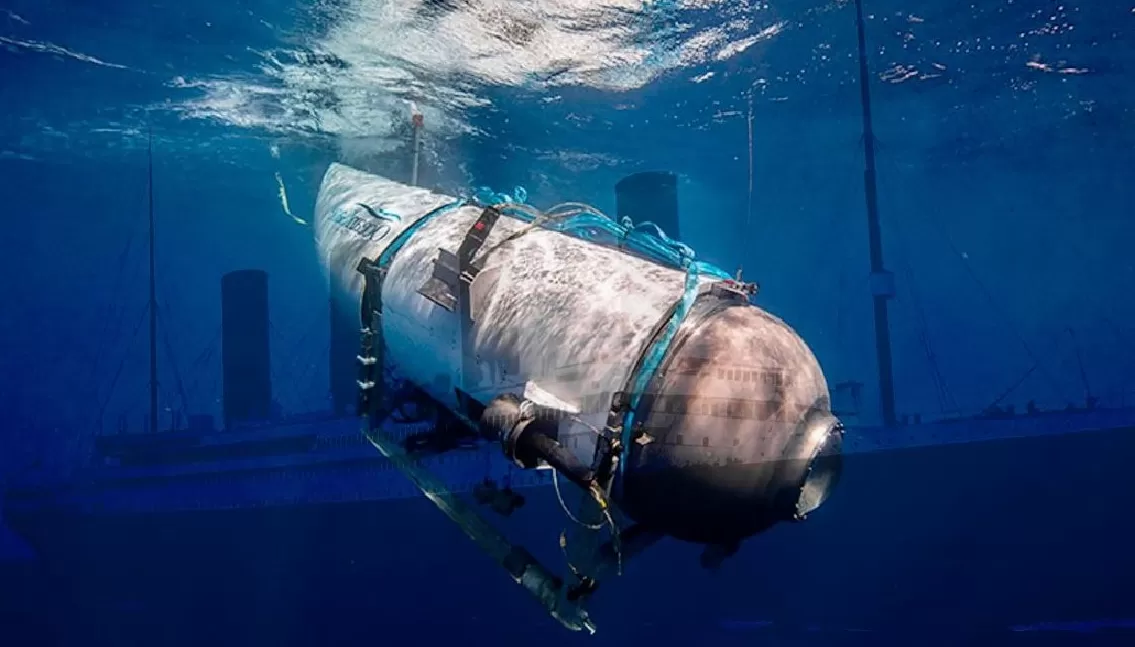 Sumergible de OceanGate que implosionó yendo al Titanic