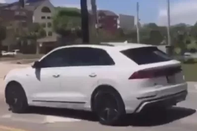 Messi salió del entrenamiento del Inter Miami y casi choca con su vehículo