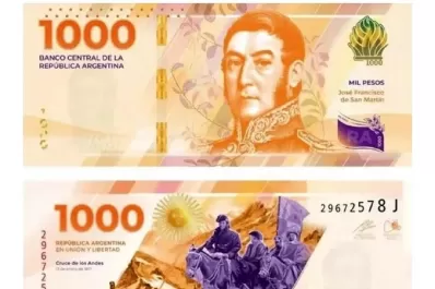 Salió el nuevo billete de $1.000 con la figura de San Martín: cuáles son las medidas de seguridad
