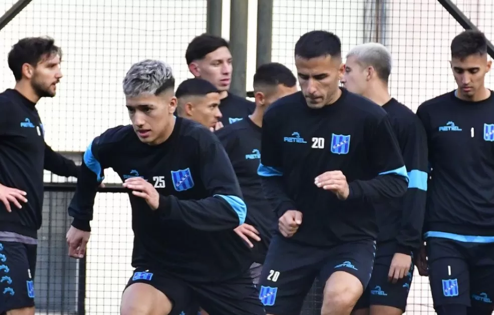 El entrenamiento de San Telmo, rival de San Martín.