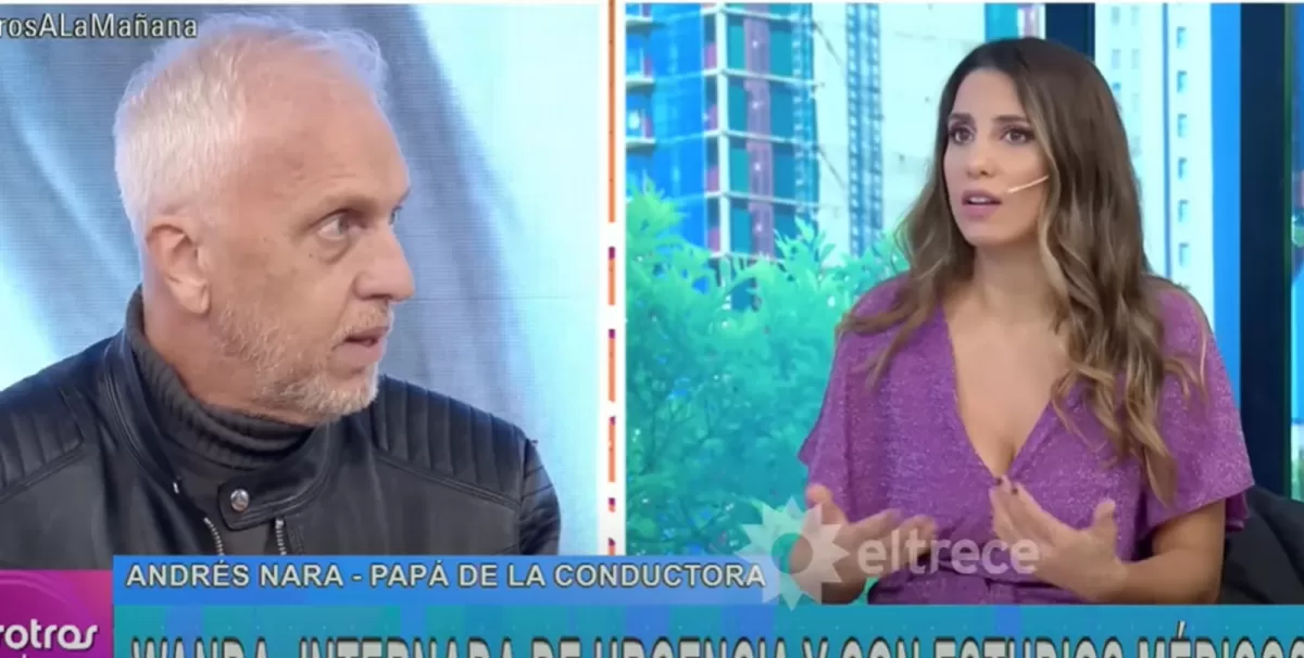 CRÍTICA. La panelista cruzó al padre de Wanda Nara tras sus últimas apariciones mediáticas. CAPTURA DE VIDEO / ELTRECE.