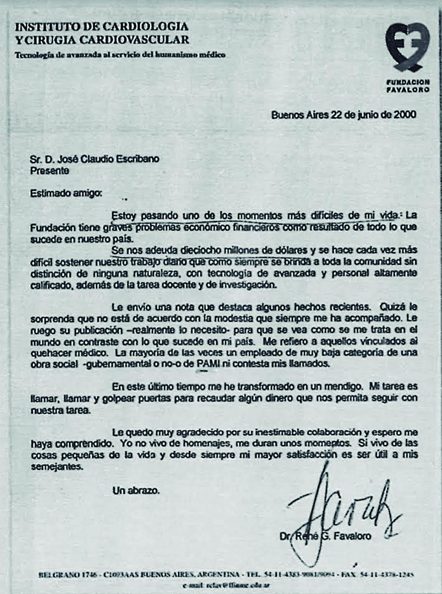 René Favaloro, el gigante que cayó ante los corruptos