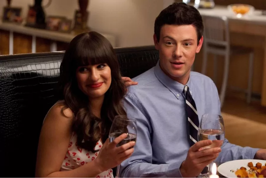 El amor entre Cory Monteith y Lea Michele se originó en las grabaciones de Glee.