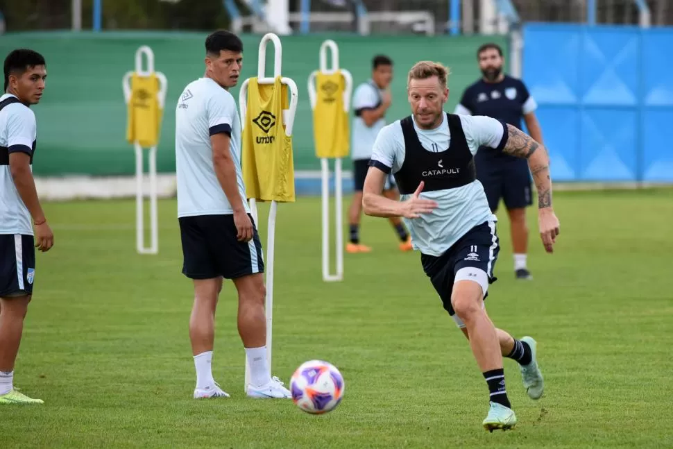 LISTO. Menéndez está recuperado y le pide pista a la dupla técnica. la gaceta / foto de DIEGO ARAOZ (archivo)