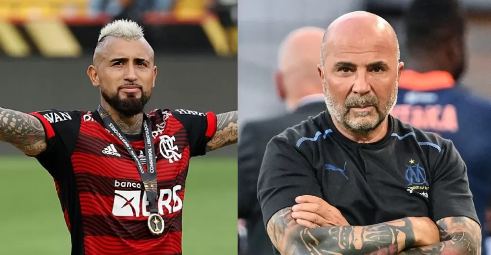 Tras su salida de Flamengo, Arturo Vidal cargó contra Sampaoli.