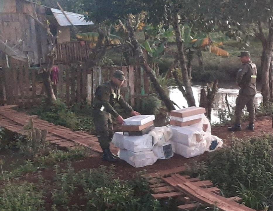 Contrabando. FOTO GENDARMERÍA